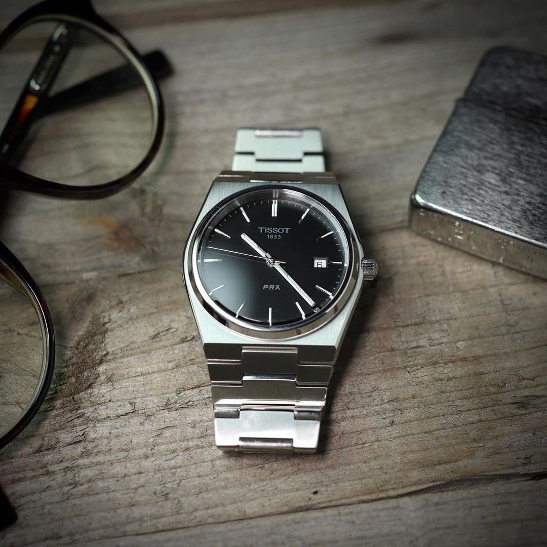 Tissot Black Dial PRX alternate
