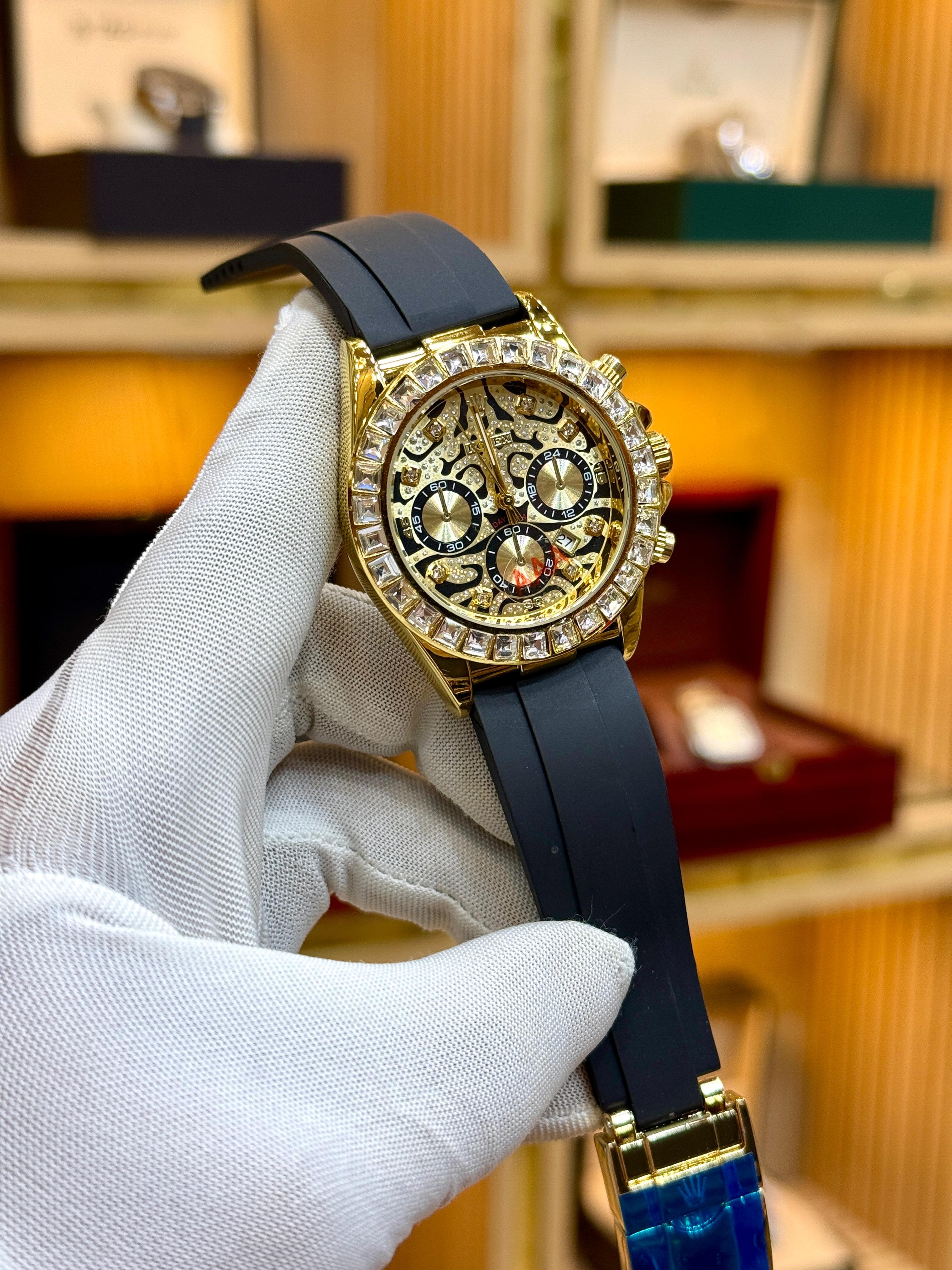 Rolex Style Watch for Men Two-Tone Gold & Silver