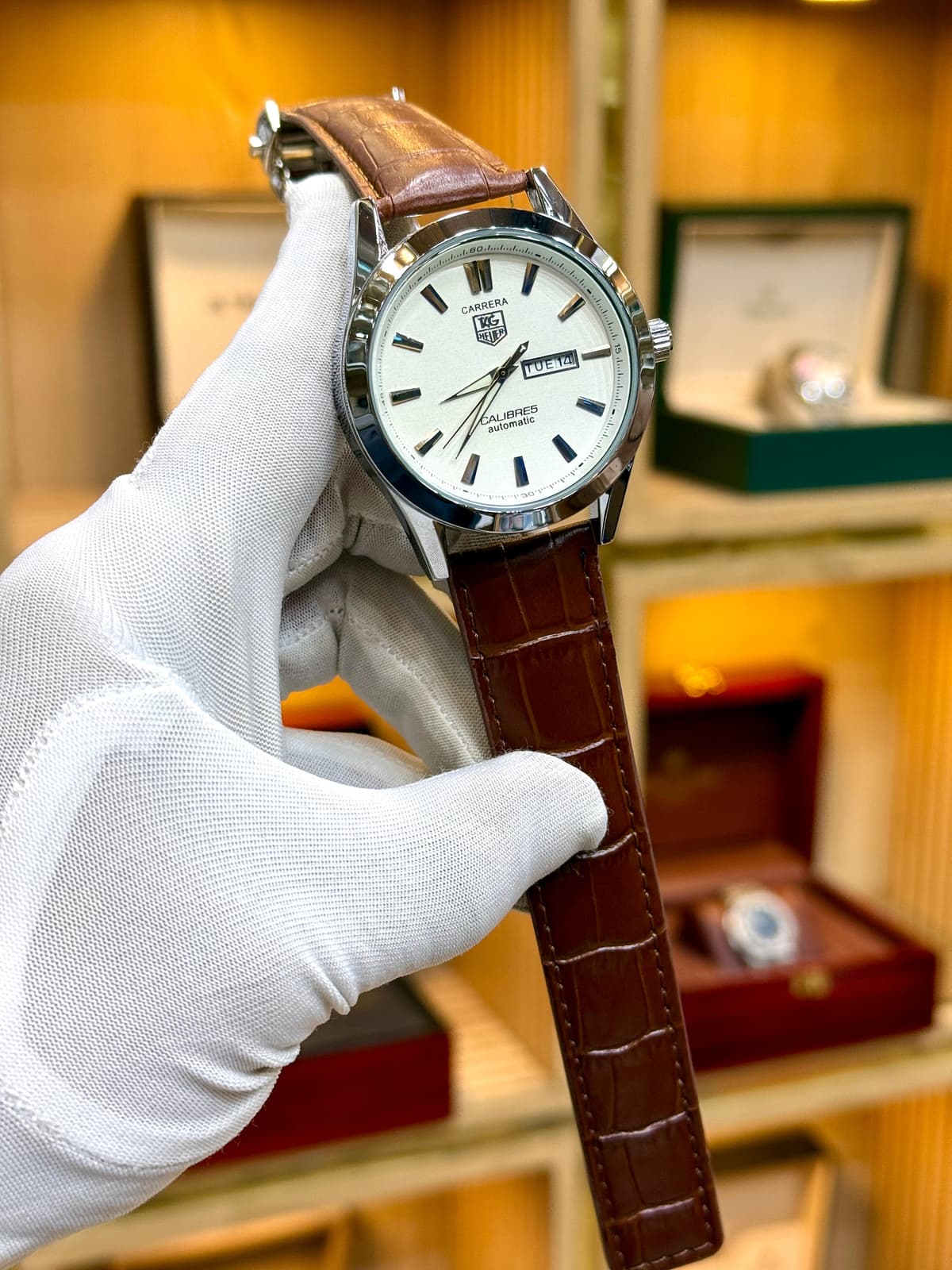 Tag Carrera (Leather strap)